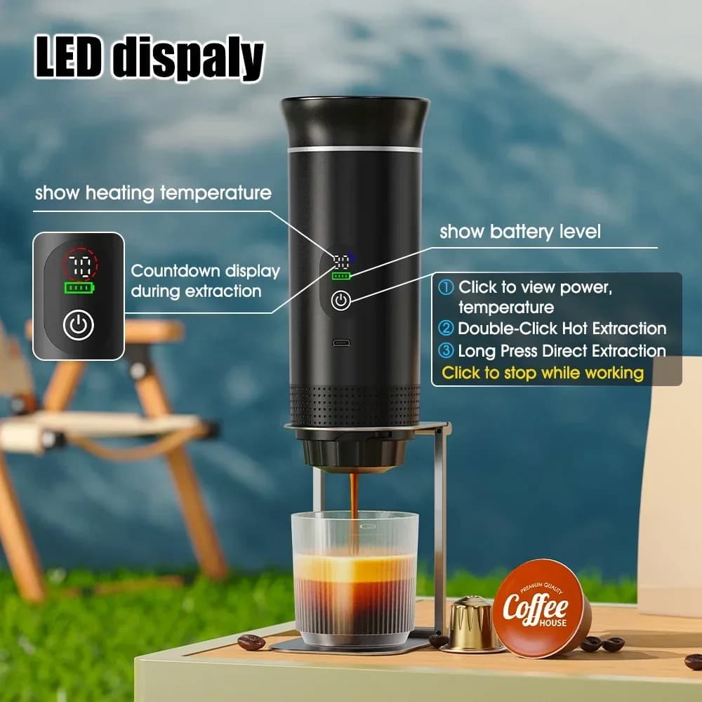Portable Espresso Coffee Machine 3-in-1