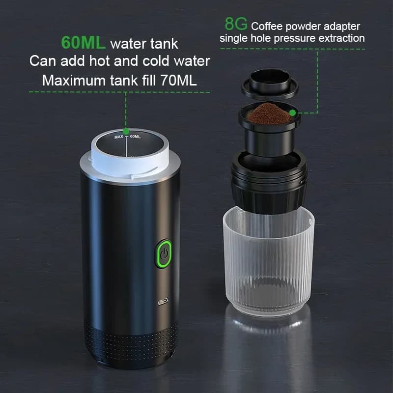 Portable 3-in-1 Espresso Coffee Machine