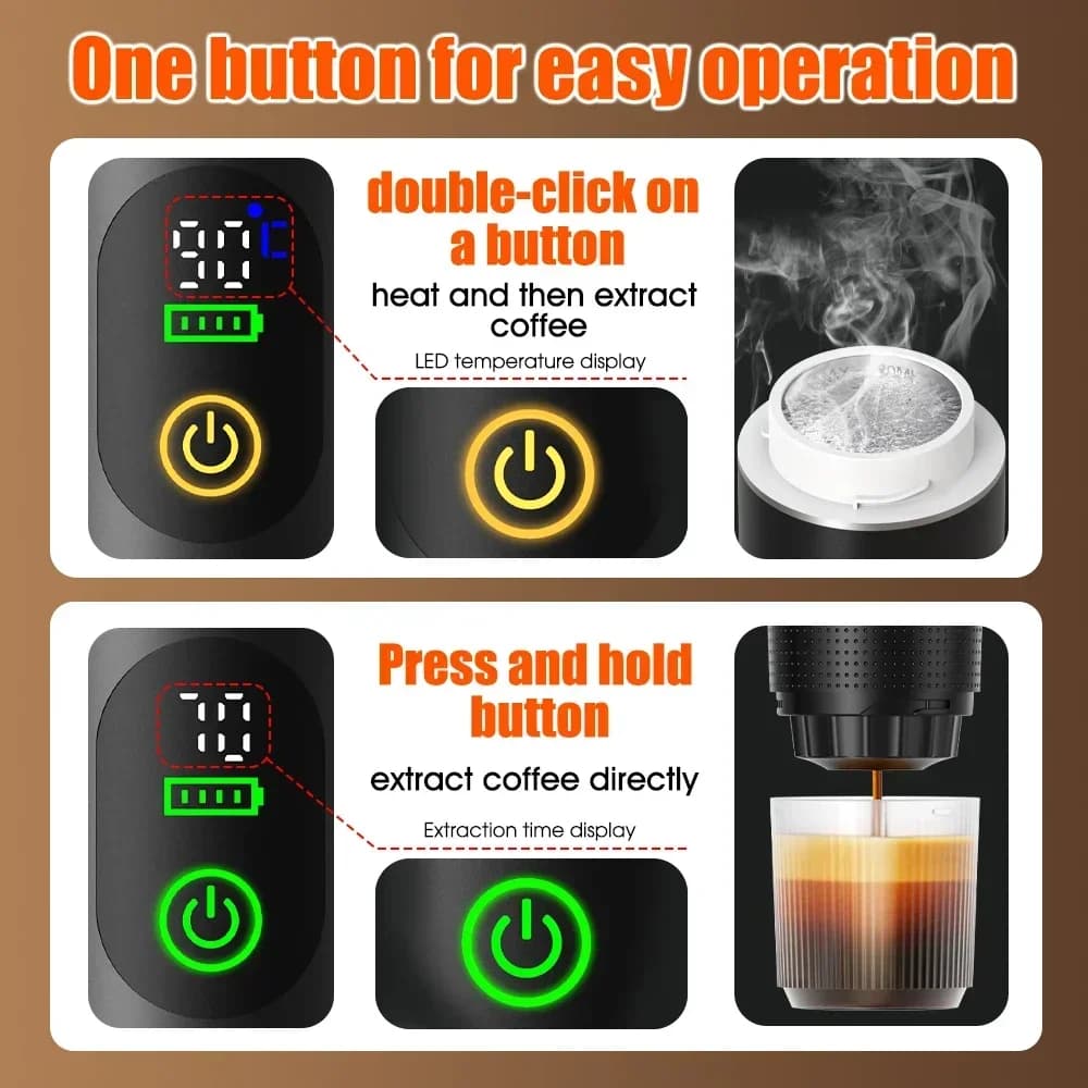 Portable Espresso Coffee Machine 3-in-1