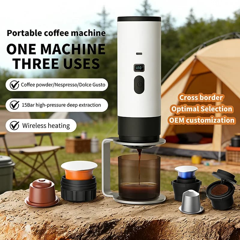 Portable Electric Coffee Maker 7800mAh