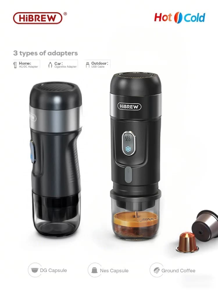 Portable Coffee Machine for Capsule & Ground Coffee