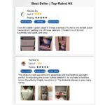 HYGGO 2x bedside table set shelves drawers nightstand white modern bedroom furniture Bedside table Nightstand