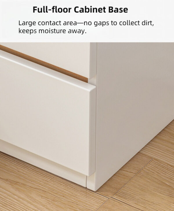 HYGGO 2x bedside table drawer nightstand set white minimalist design bedroom furniture Bedside table Nightstand