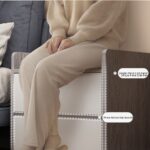 HYGGO 2x Bedside Table Walnut Wood Grain Tray Drawers Nightstand Vintage Furniture Bedside table Nightstand
