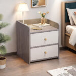 HYGGO Modern bedside table drawer nightstand bedroom furniture minimalist design Bedside table Nightstand