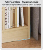 HYGGO 2x Bedside Table Set Nightstand Drawer Lockable Open Storage Modern Minimalist Bedside table Nightstand